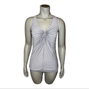 Threads Women's Racerback Pleated Tank Top Small NWT